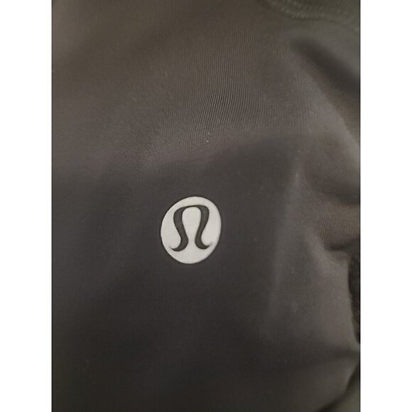 Lululemon Leggings Cropped Black Side Mesh Pockets Leg Ruching At Hem Women's 4 - Picture 7 of 8